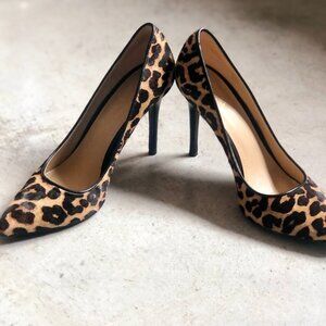 Michael Kors Keke Leopard Print Calf Hair Pump